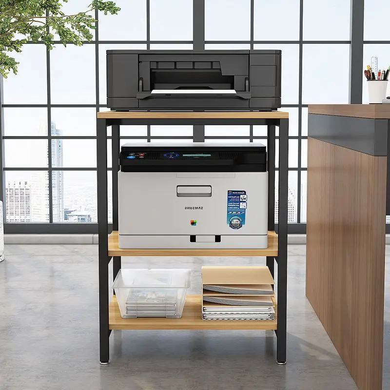 Printer Shelf Office Desktop Shelf Household Multi-layer Multifunctional Double-layer Computer Storage Rack Copier Rack