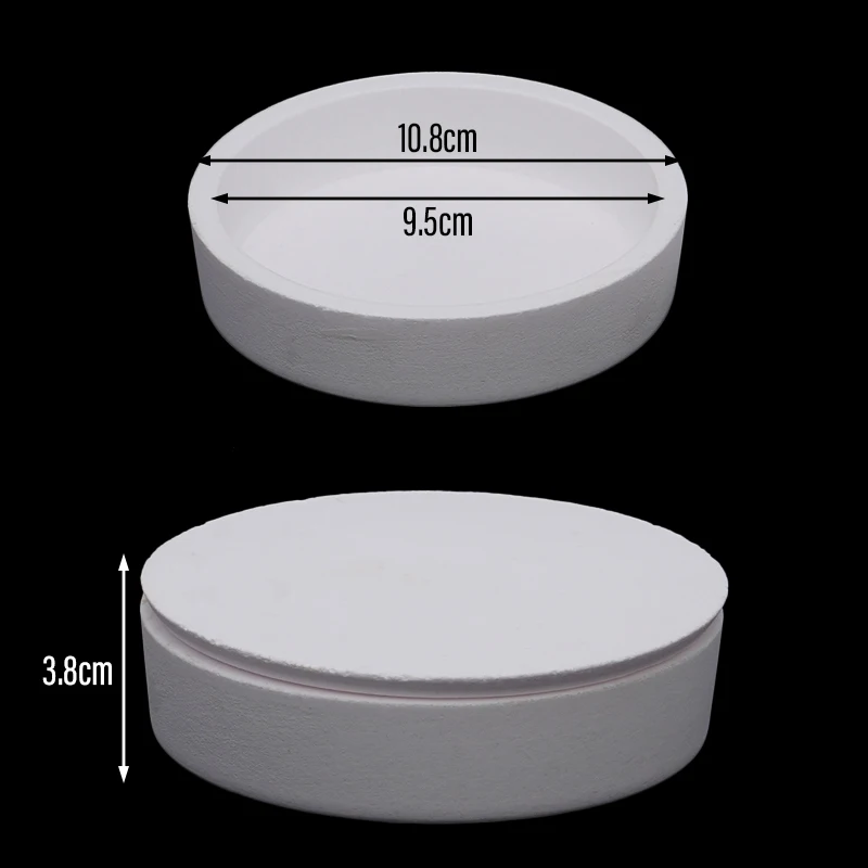 Dental Lab Materials Ceramic Zirconia Sintering Tray Dentist Sintering Round Furnaces Crucible Plate with Lid