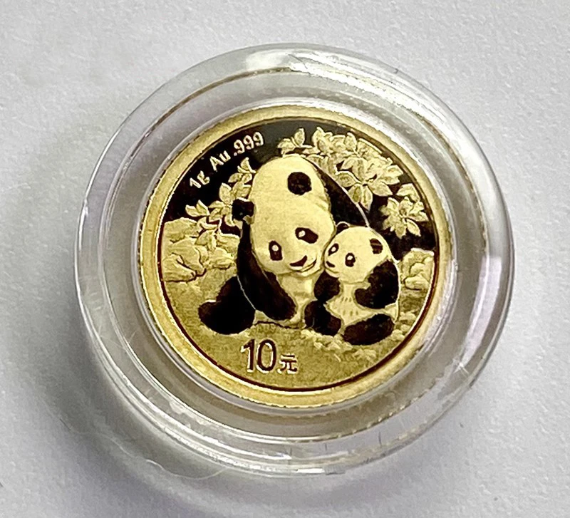 2024 China Panda 24K Gold Au999 Commemorative Coin/Bullion 10/50/100/200/500 Yuan UNC