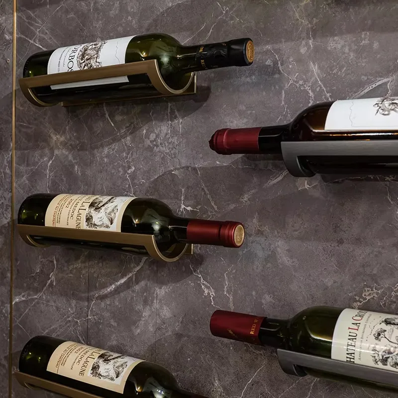 

Wine bottle rack decorative wine rack wall-mounted display wine rack