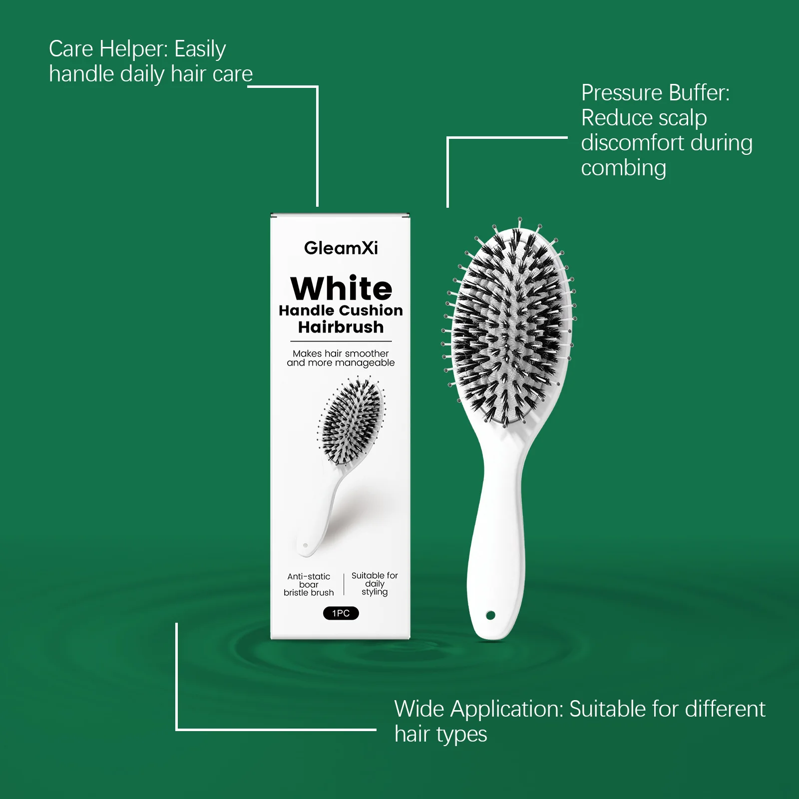 Volumizing Air Cushion Comb Anti Static Smoothe Hair Frizz Add Fluffy Massage Scalp Relaxing Head Fatigue Home Salon Hair Brush