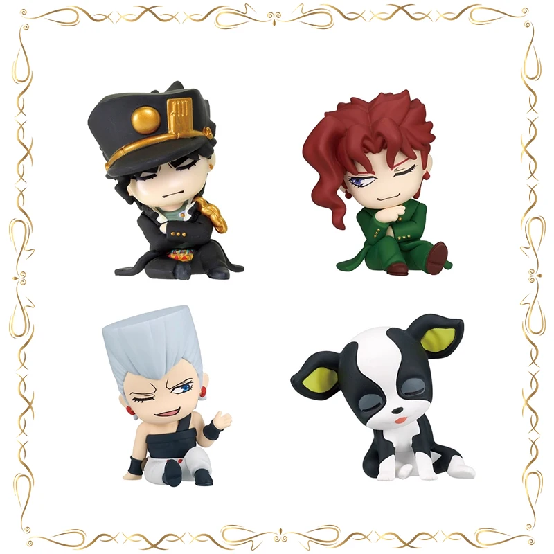 A bizarra aventura de jojo kujō jōtarō kakyoin ryoko gashapon anime figuras coleção ornamento presentes do feriado modelo brinquedos
