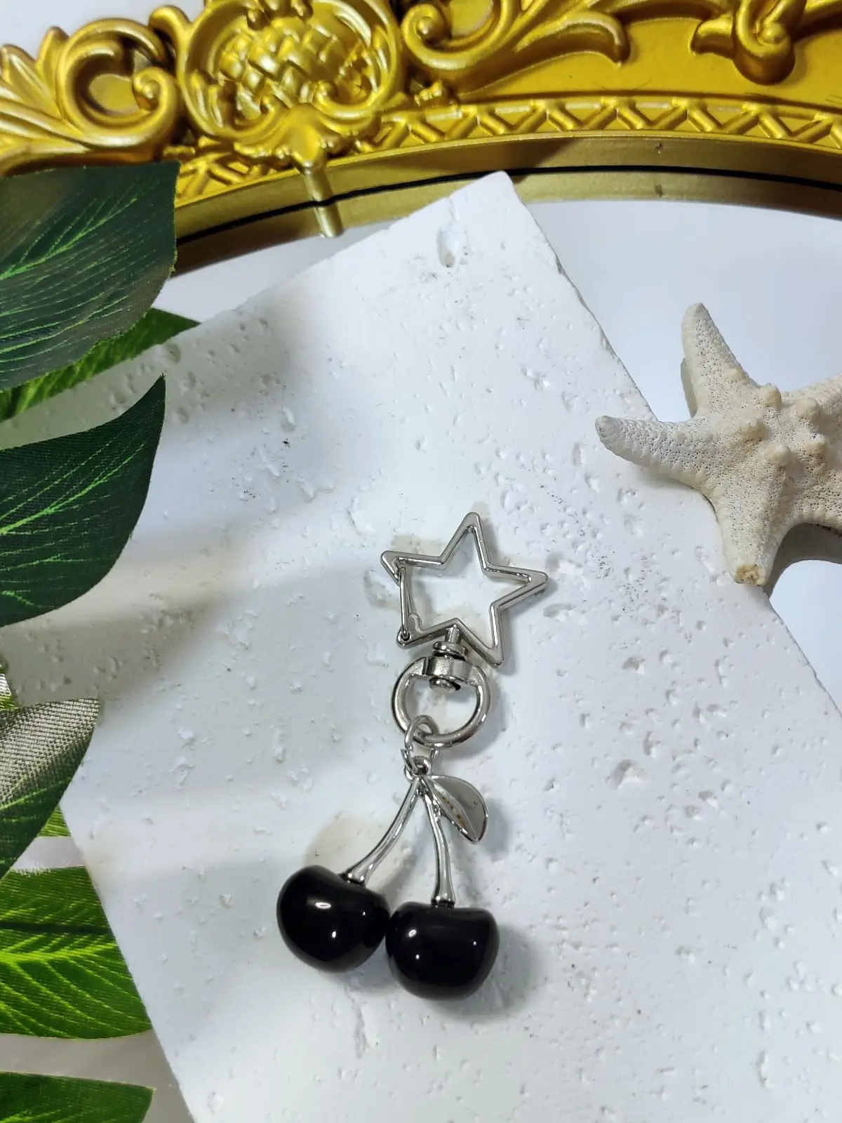 Fashionable and Creative Fruit Cherry Keychain Y2K Cute Cherry Keychain Bag Hanging Decoration for Car Keys Women Girls ﻿2024