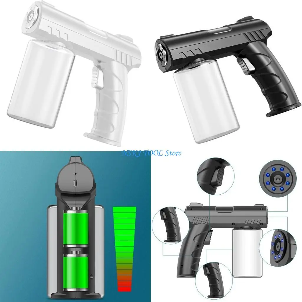 

L8RC Перезаряжаемый распылитель для волос для многофункционального использования в различных условиях ухода за волосами для и