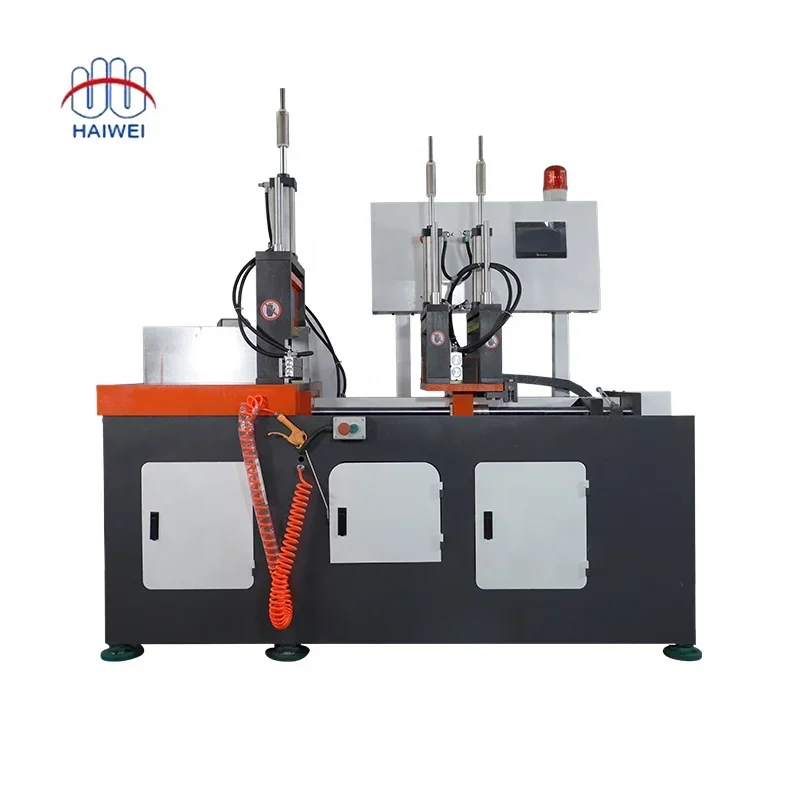 505/455 CNC 45degree cut lid profile equipment table material pipe tube profile aluminum cutting machine