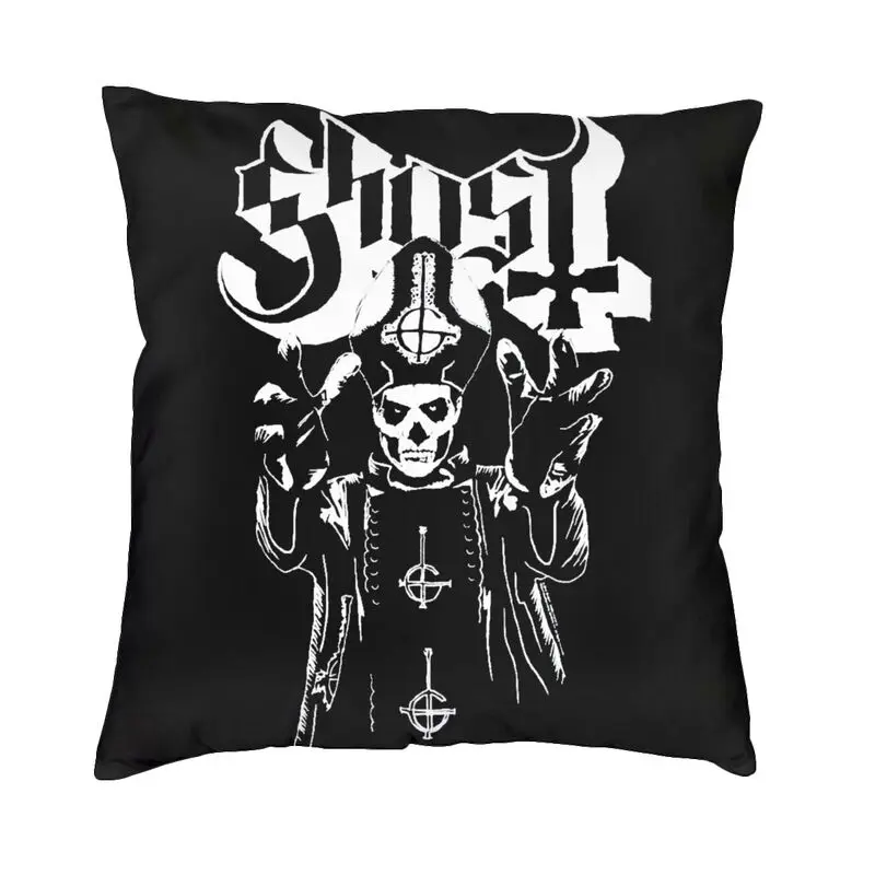 Swedish Rock Band Ghost Cushion Covers Sofa Home Decorative Square Throw Pillow Cover 45x45cm