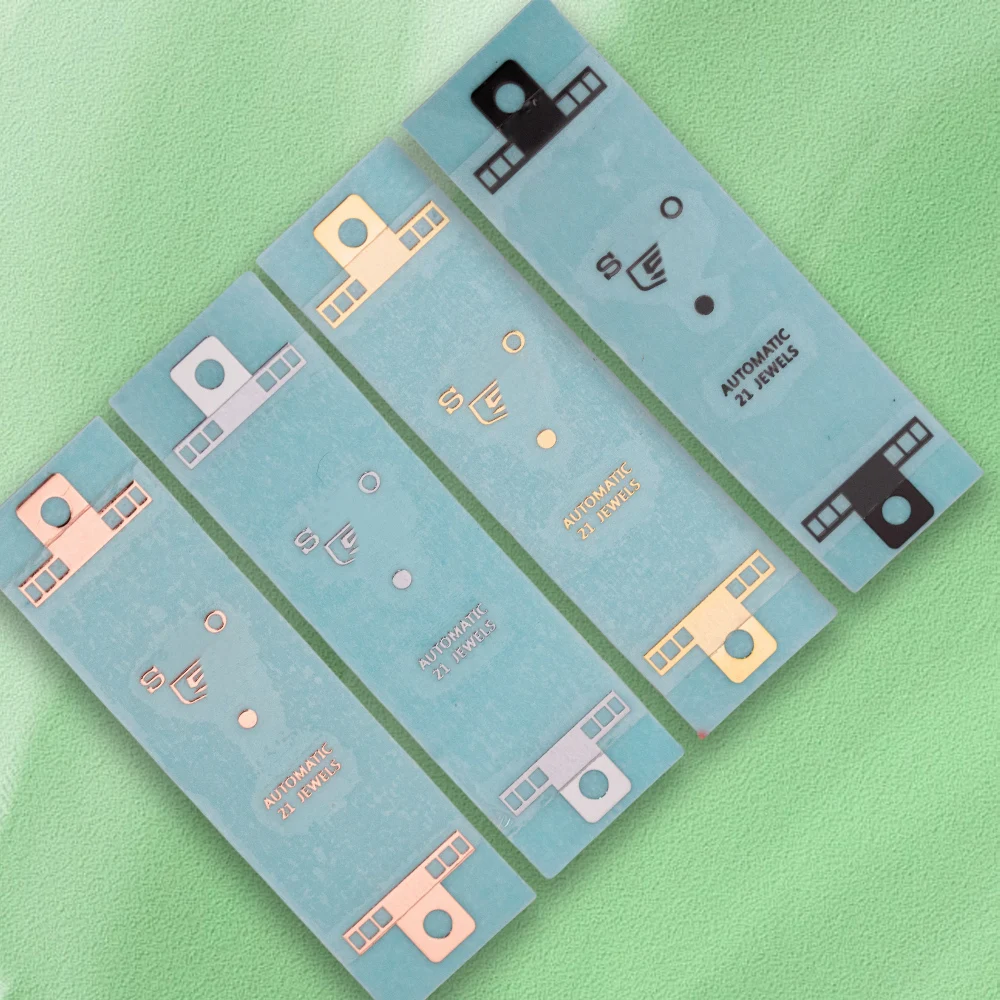 ملصق معدني بشعار 5 S شعار فضي مناسب للقرص 27-30 مم مع ملحقات تعديل ساعة التعديل التلقائي