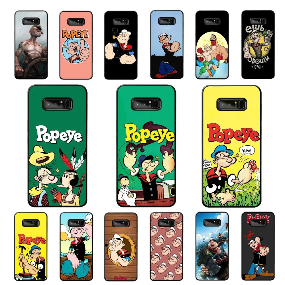 Anime P-popeye-Sailor Phone Case For Samsung Note 8 9 10 20 pro plus lite M 10 11 20 30 21 31 51 A 21 22 42 02 03