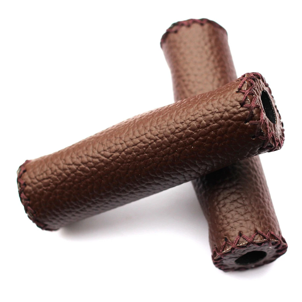 

Road Bike Handlebars Cover Mountain Bike Vintage Bicycle Grips Retro Cycling Grip Bicycle Handlebar Grips Leather Bicycle Grips