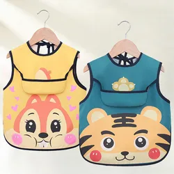 Sleeveless Lätzchen Für Kinder Baby Kinder Kleinkind Baby-todder Wasserdicht Fütterung Bib Schürze Fit 0-6 Jahre dropshipping