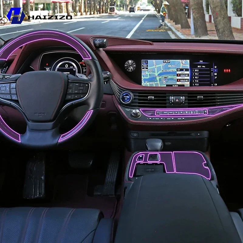 

For LEXUS LM 2018-2023 Car interior center console protective sticker interior decorative strip TPU protective sticker refit PPF