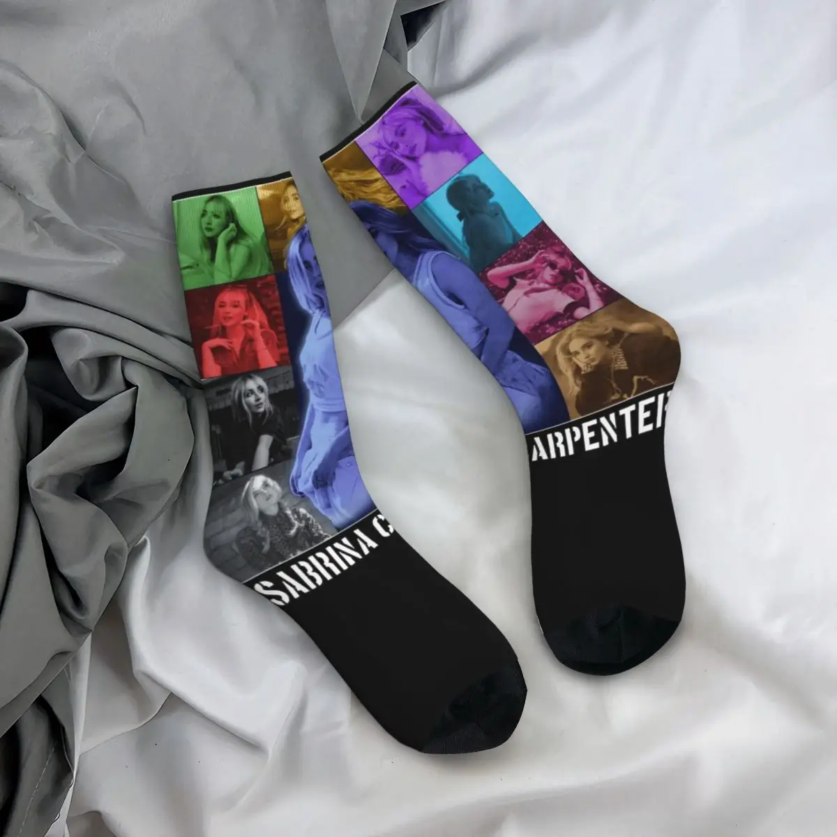 Winter Warm Funny Women Men Sabrina Carpenter Eras Tour Socks Non-slip Sports Socks