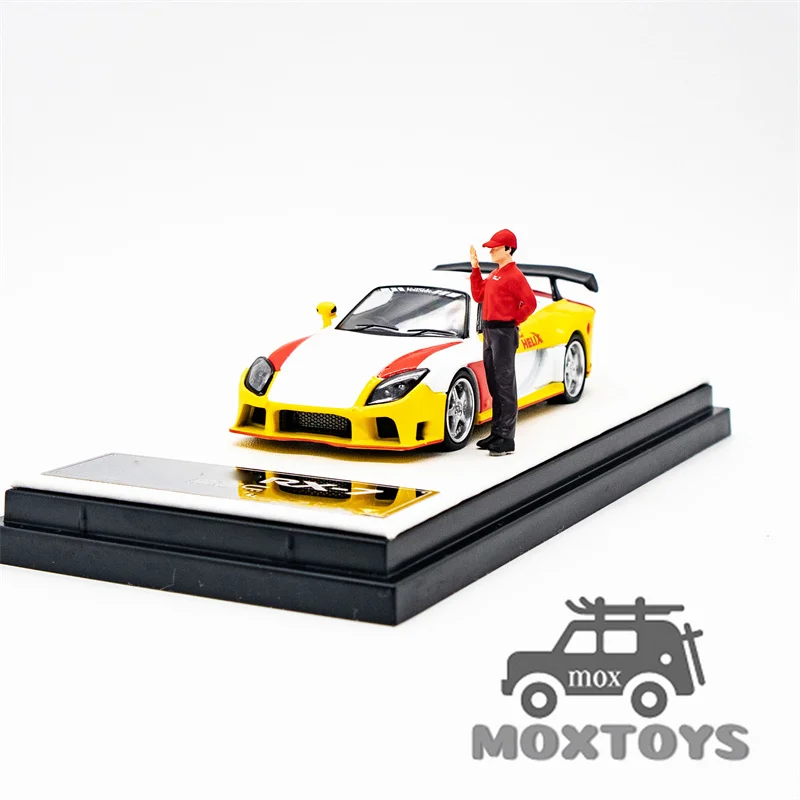 BSC 1:64 RX7 Veilside / Supra A80 / Tractors with Containers Yellow White limited499 Diecast Model Car