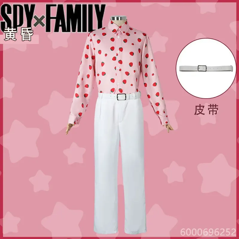 

Spy X Family Lloyd Forger Cosplay Costume Anya Dress for Men Twilight Cosplay Anime Outfit Full Set New Arrival Hot Sale Fashion