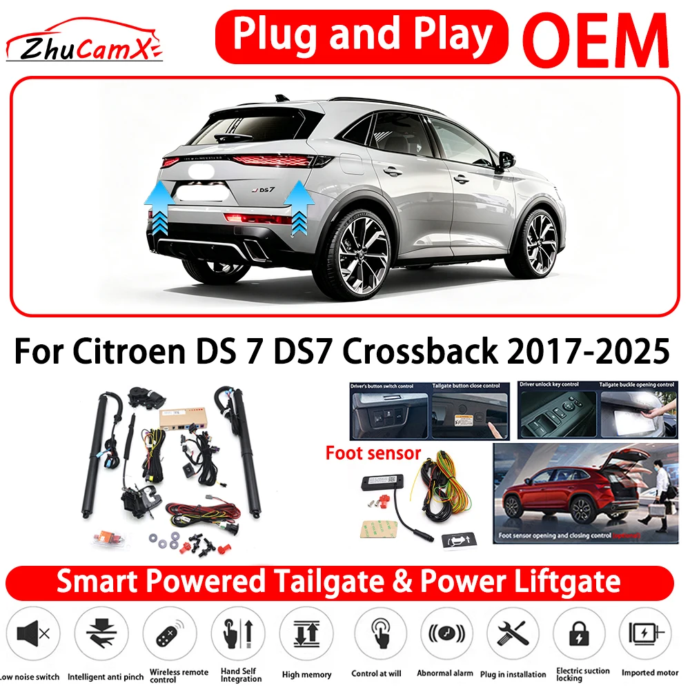 for Citroen DS 7 DS7 Crossback 2017-2025 OEM Smart Powered Tailgate Power Liftgate Automatic Rear Trunk Tailgate Actuator System