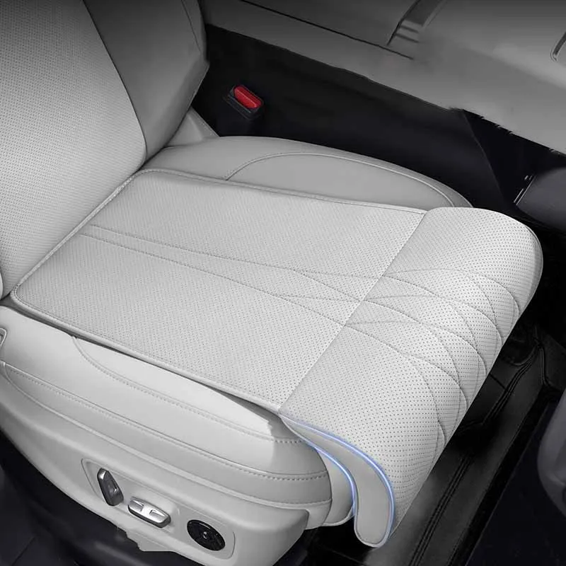 

1pc New car seat leg support extended suede leather All season universal seat extended leg pad for driver memory foam seat pad