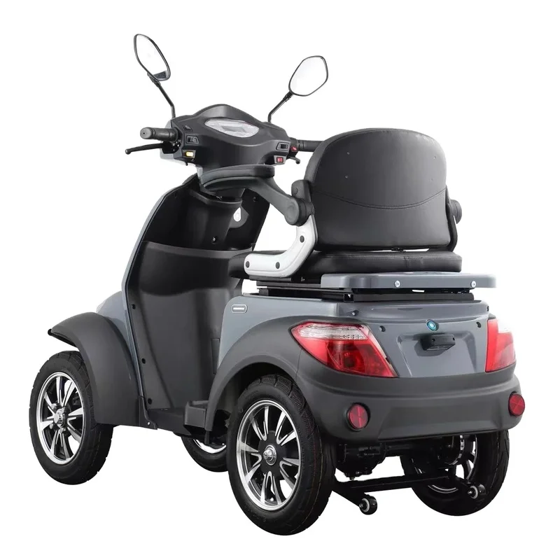 New Energy Vehicle Outdoor 4 Wheels Leisure Fashion Elderly Mobility Scooter Power Motorcycle Old People