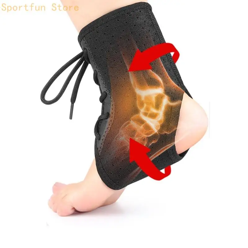 Practical Exercise Ankle Sleeve Neoprene Texture for Support and Flexibility X7JD