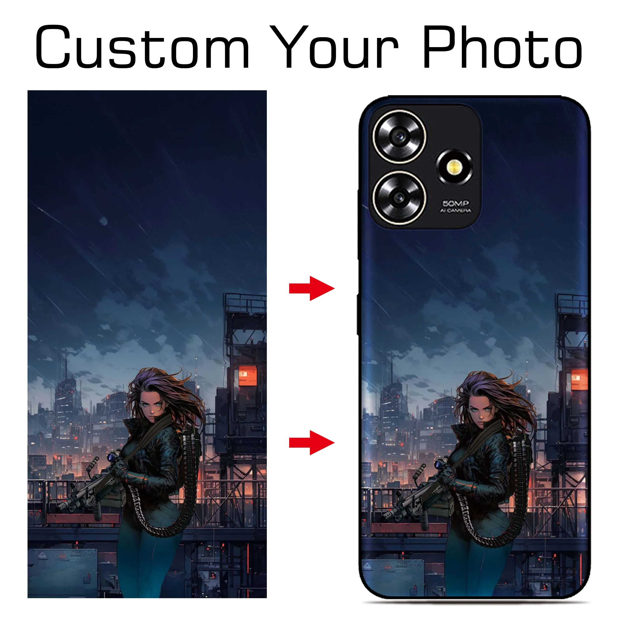 Funda de teléfono con foto personalizada para ZTE Blade V70 V60 V50 diseño 4G 5G V9 V10 V30 V40 Vita V2020 V41 Smart Nubia Z40s Z40 Pro contraportada