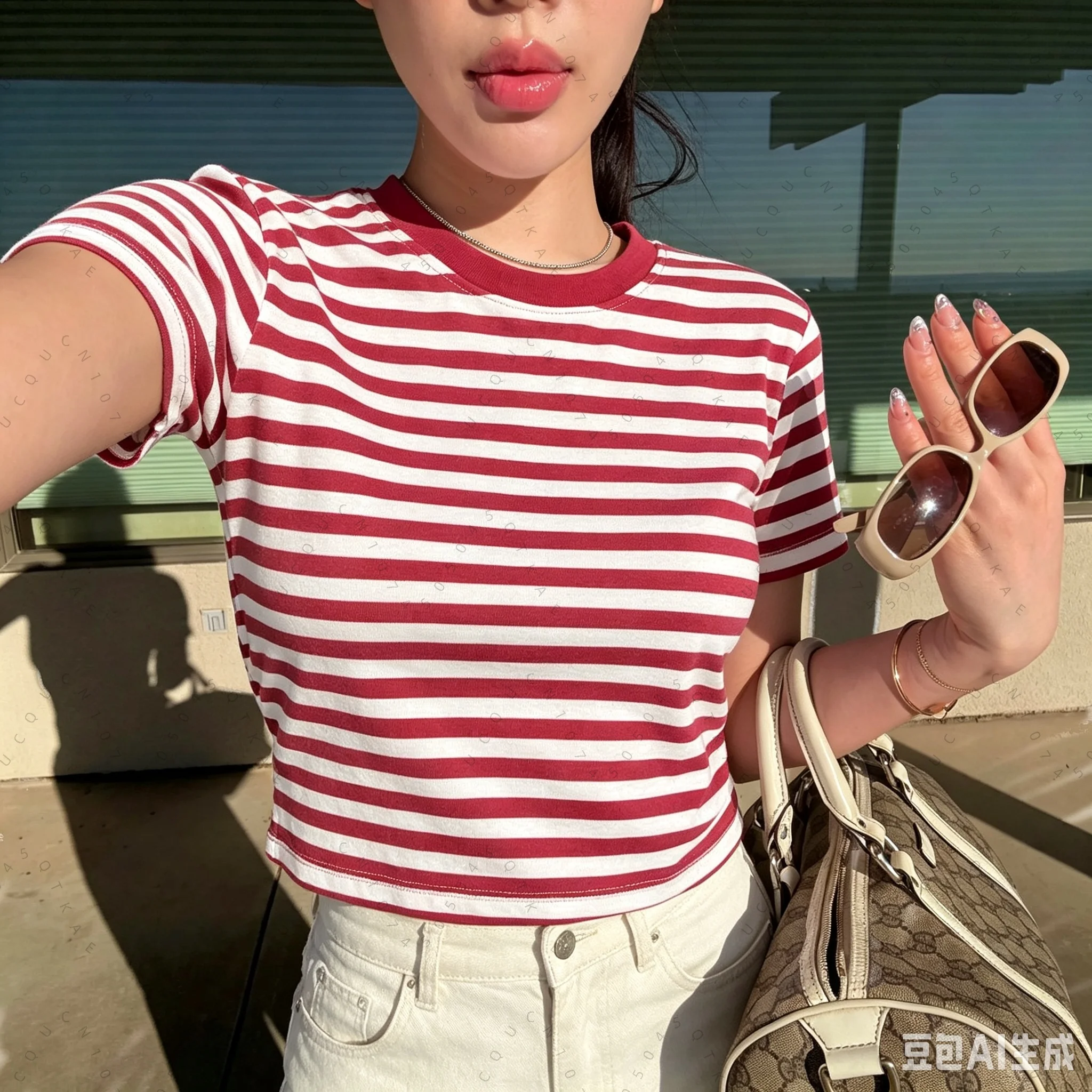2026 Summer Kid Milk Silk Fabric T-Shirt Boys Girls Short Sleeve Tee Casual Striped Tops Children Basic Women Men Beach T-Shirts