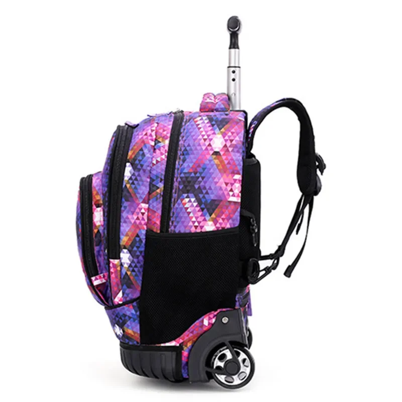 Middle School Students Trolley Bags for Boy Travel Backpack Teens Schoolbag Girl  Luggage Waterproof Wheel Computer Bag Suitcase