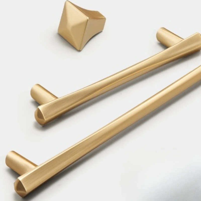 

Золотые ручки шкафа из цинкового сплава, дверные ручки шкафа/шкафа, медные ручки ящика/обувного шкафа, мебельная фурнитура в американском стиле
