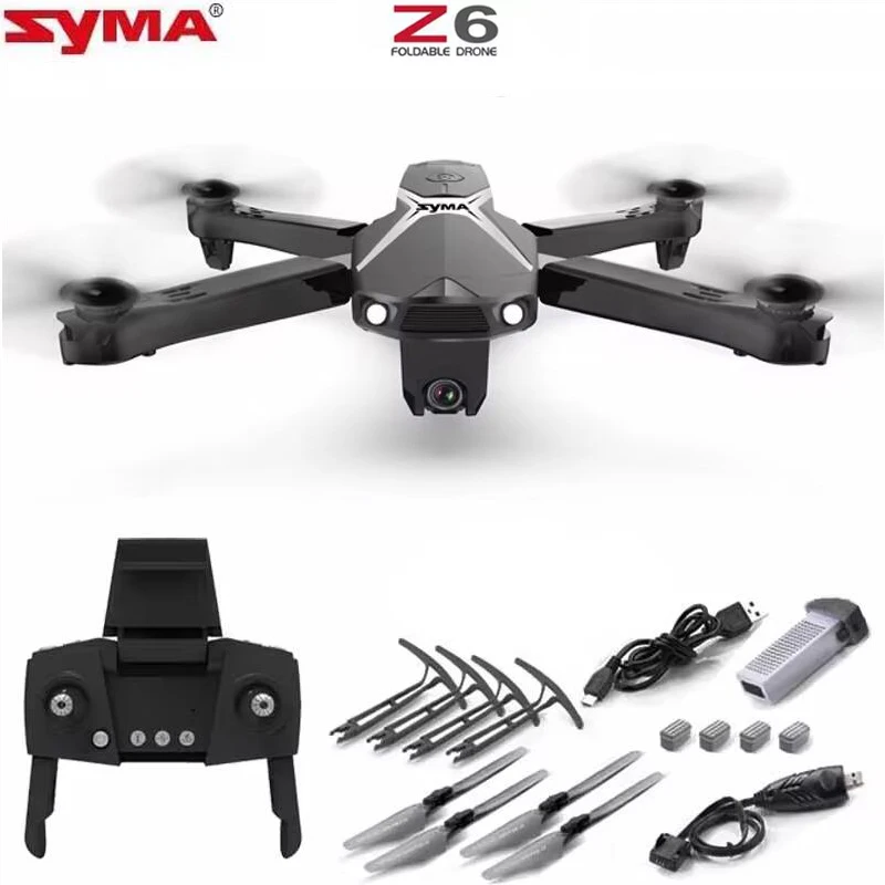 Original SYMA Z6 Drone 4K HD Dual Camera 5G Wifi FPV GPS Brushless Motor Height Keep Foldable RC Quadcopter Aircraft Gift Toys