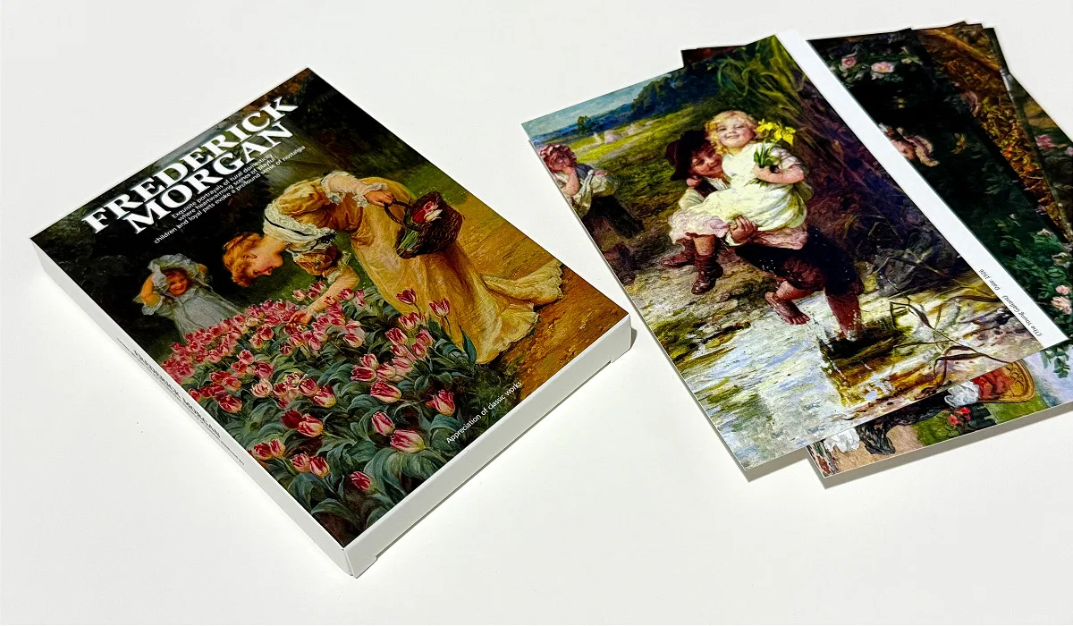 30Pcs Frederick Morgan Vintage Art Postcard Oil Painting Greeting Card Message Wish Card Scrapbooking Gift For DIY Wall Decor