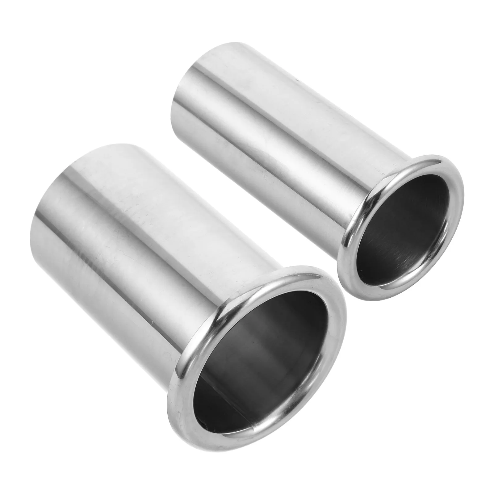 2Pcs Hair Dryer Organizer Stainless Steel Holder Dual Stand Heat Resistant Curling Iron Storage Blow Dryer Insert for Vanity view 2