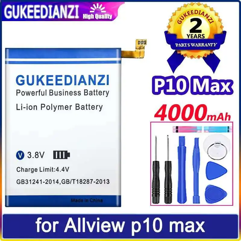 

Mobile Phone Battery For Allview P10 Max High Compatibility 4000Mah Good Low-Temperature Performance