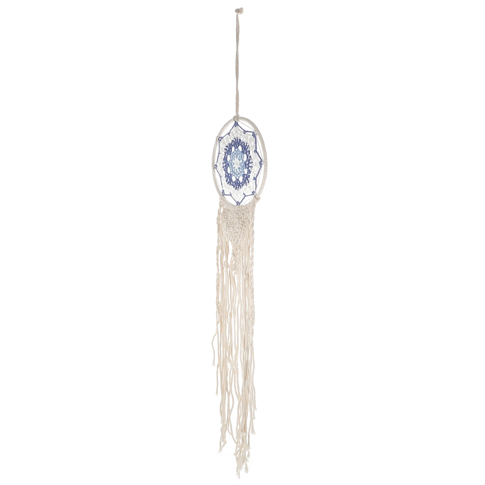 

1pc Dream Catcher Woven Design Wall Dream Catcher Wall Hanging Decor for Bedroom Living Space Blue Tapestry Home Decorative
