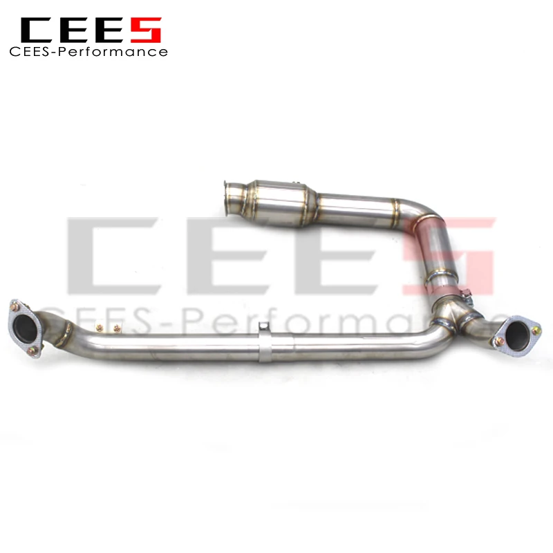 

Высокопроизводительная выхлопная труба CEES Downpipe High Flow Cat из нержавеющей стали для PORSCHE 718 Boxster Cayman GTS 982 MA2.22 2.5T 2016+