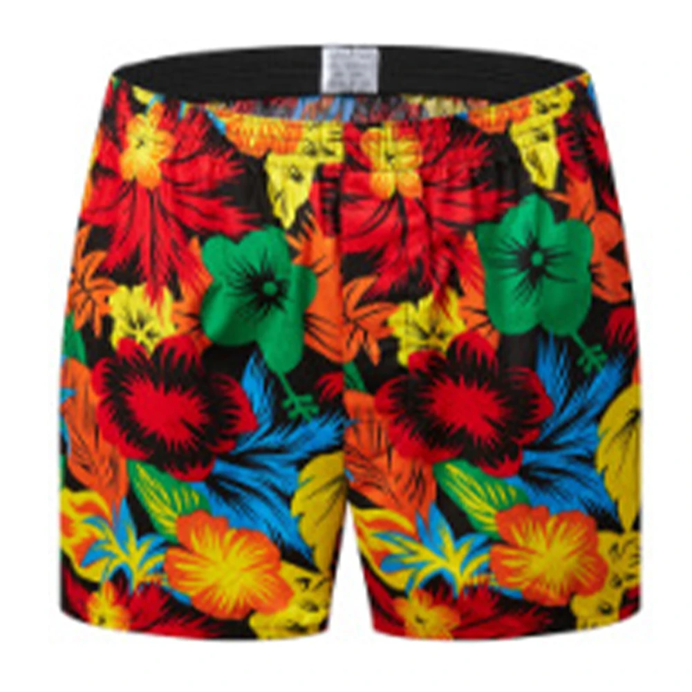 Männer Baumwolle Unterwäsche super weiche Elastizität Taille Boxer Atem Shorts Lounge Hosen lässig Homewear bequeme Strick Lounge wear