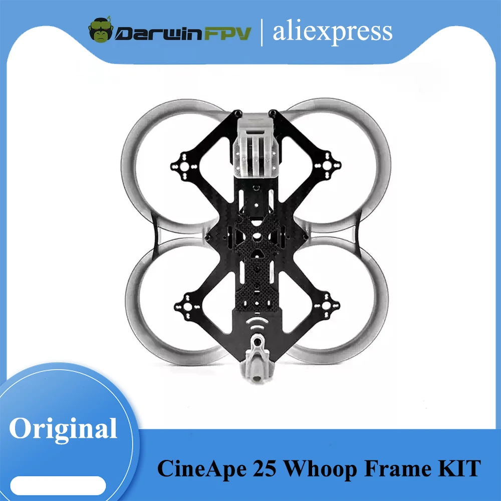 DarwinFPV CineApe 25 Whoop Frame KIT 2.5 Inch cinematic IX25 FPV Racing ...
