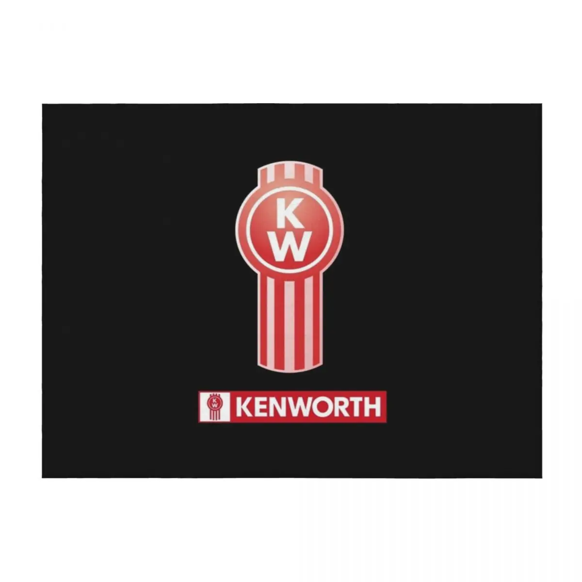 

kenworth logo truck australian Throw Blanket bed plaid Warm Hairy Extra Large Throw Blankets