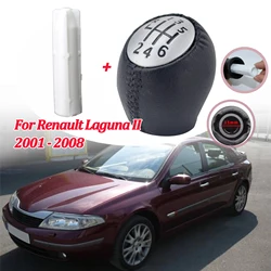 Pomello del cambio Stick Rod leva Pen manicotto interno per Renault Laguna II 2001 - 2006 2007 2008 adattatore manubrio in pelle 6 velocità