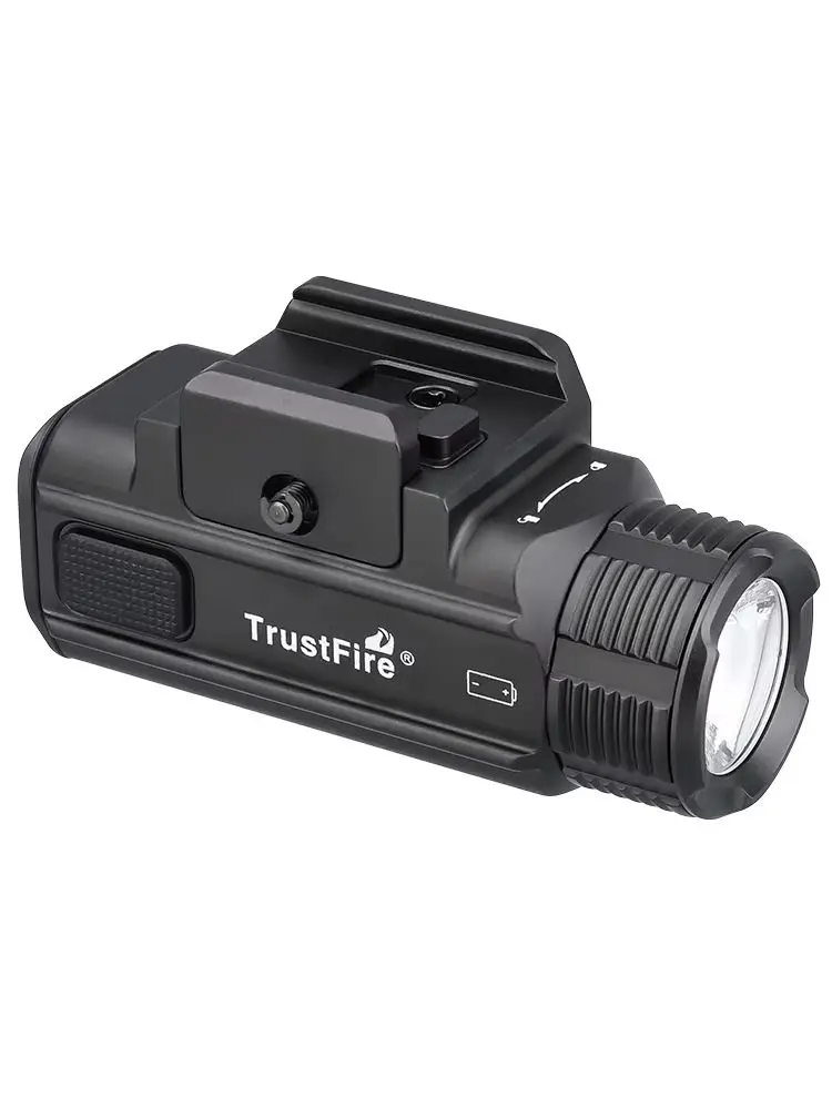 Trustfire GM05 Taktische LED-Pistolenlampe 1050 Lumen 268 Meter Leuchtweite Mini-LED-Lampe Kompakte USB-Aufladbare Schnellverschluss-Taktische Taschenlampe für Glock