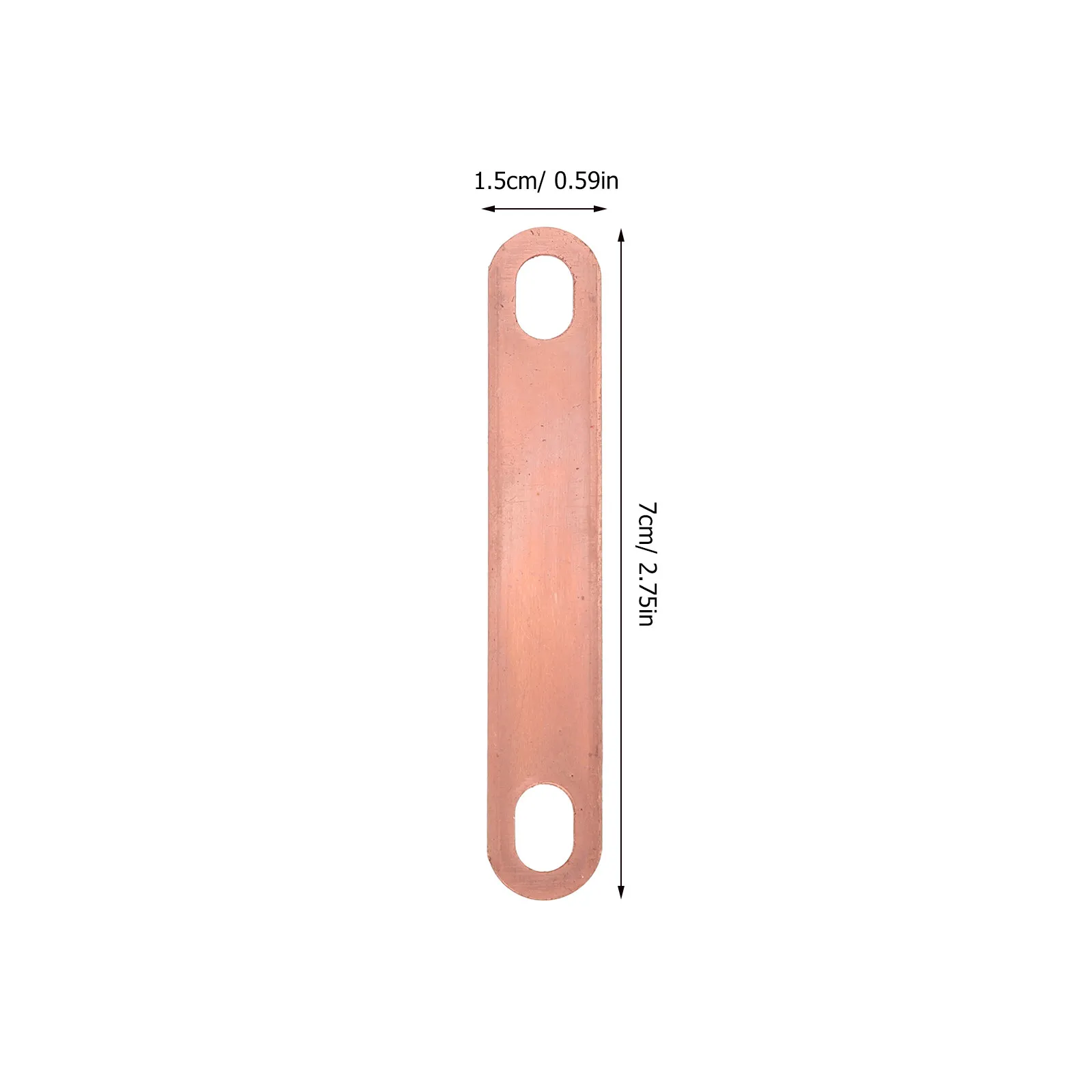 4pcs Lithium Copper Connector Strip Red 100Mm Hole Spacing High Conductivity Bus Bars For Pack Assembly Repair Copper