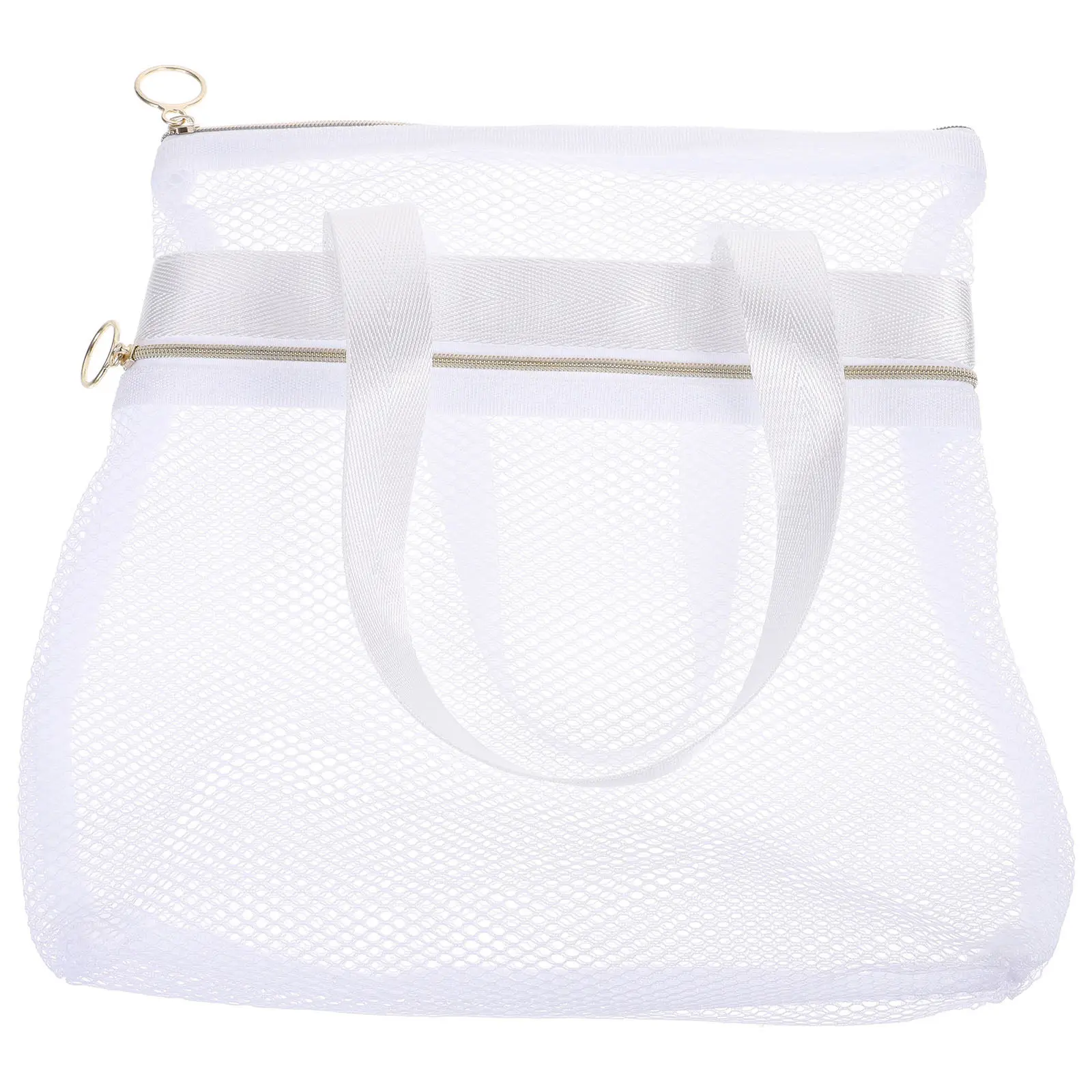 Travel Toiletry Bag Mesh Design Nylon Material Large Capacity Beach Tote For Kids Storage Organizer Portable Makeup