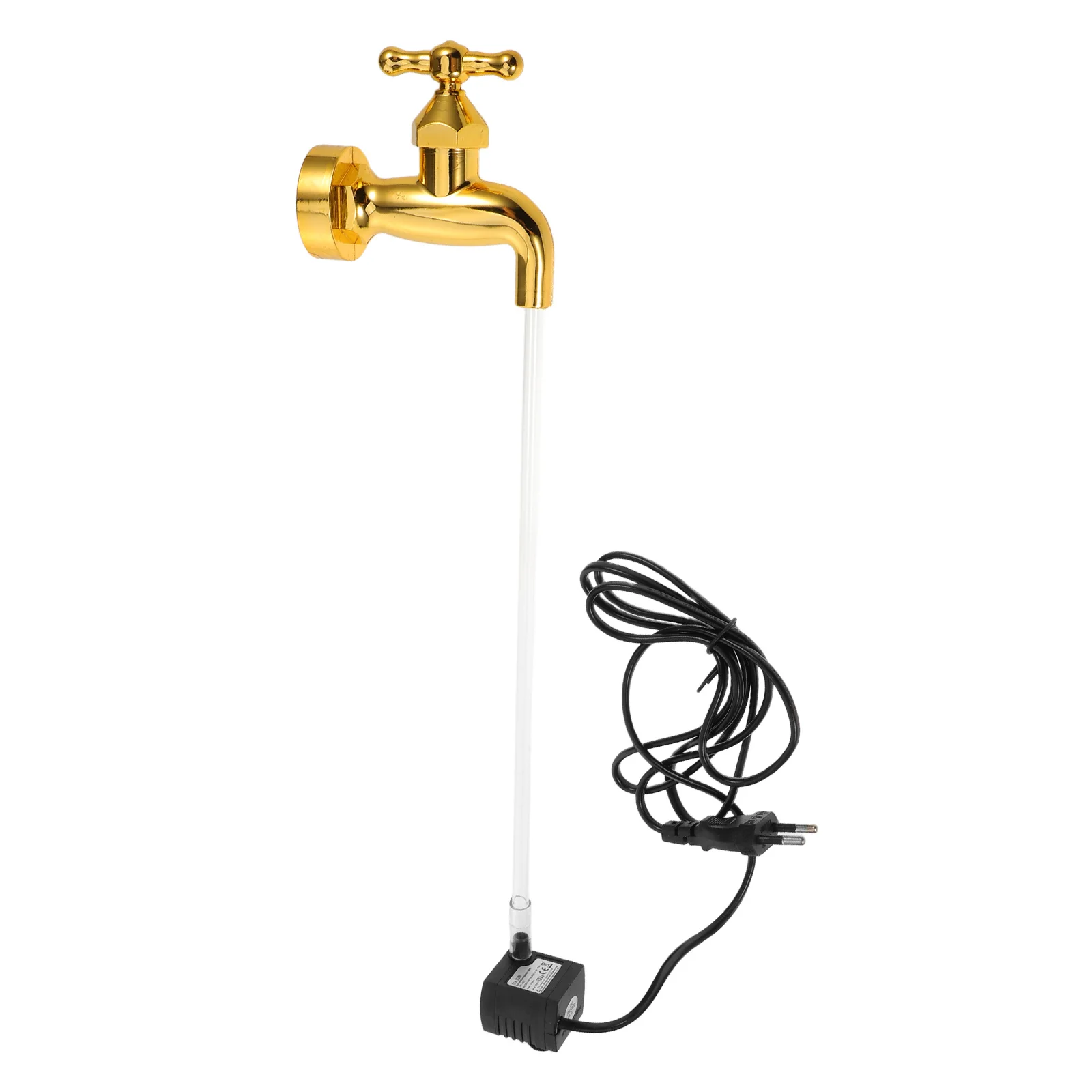 

Hanging Faucet Ornaments Desktop Water Fountain Flowing Floating Outdoor Fountains Spout Head Dispenser