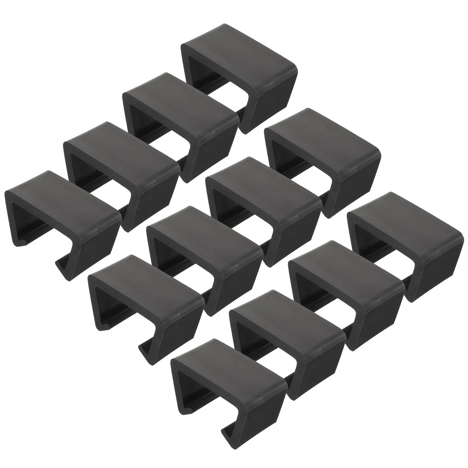 

12 Pcs Furniture Clips for Sofas Chairs Outdoor Fastener PE Wicker Rattan Clamps Garden Patio Modular Connectors Easy Install