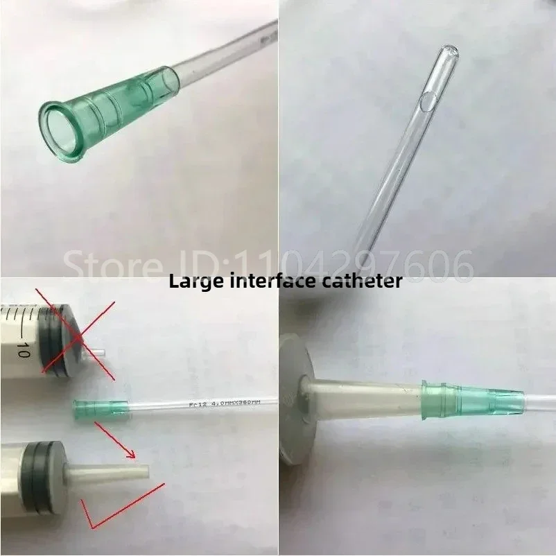 100pcs F82.7/F10 3.3/F12 4.0/F14 4.7/F16 5.3mm Disposable Use PVC Catheter Sterility Individual Packing Fast Shipping