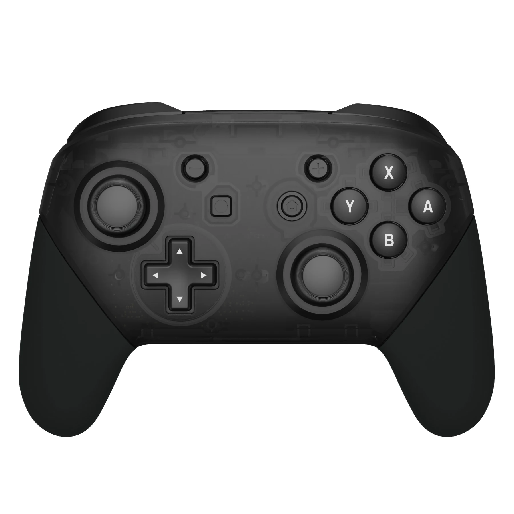eXtremeRate Replacement Handle Grips Shell Accessories for Nintendo Switch Pro Controller - White