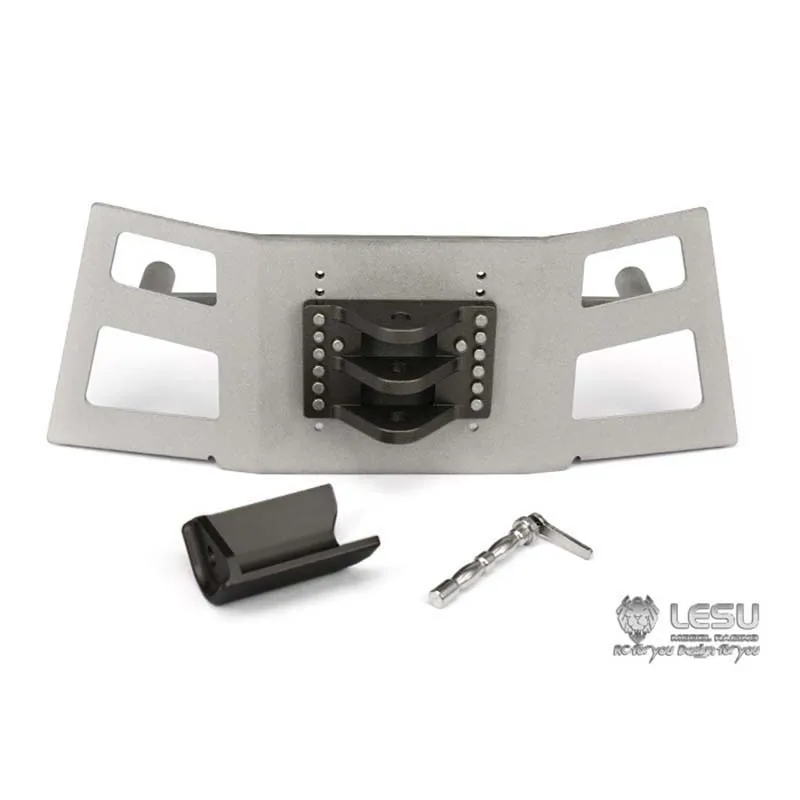 LESU Metal Front Hook Bumper 1/14 RC Tamiyay 3363 Tractor Truck 3348 Dumper Outdoor Toys TH16906