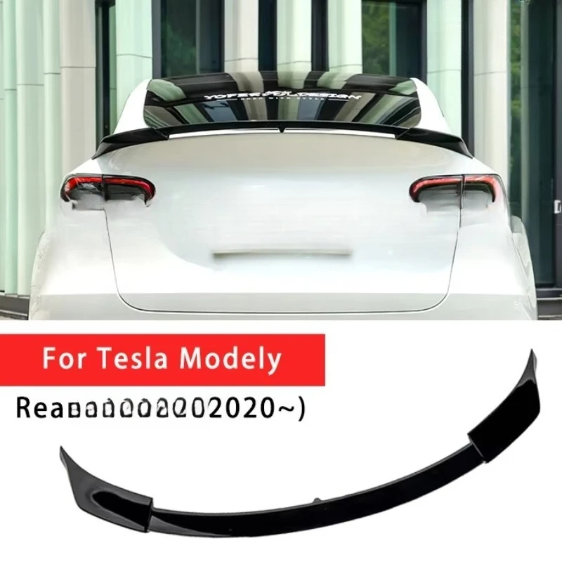 Primer Unpainted Universal Rear Wing Diffuser Spoiler Replacement Car Accessories Fit For  Model Y Auto Mod Parts