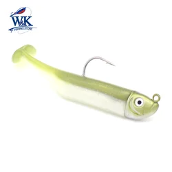 5 g JIG Head Rock Fish Lures with 6 cm Soft Bait Seabass Island Fishing Lure for Perch Pike Swimbait Shad, and Zander with