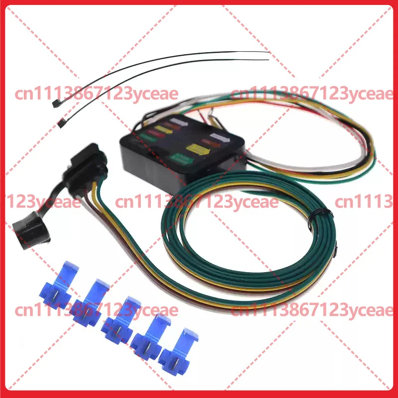 For 4 Way Trailer Connector 3-2 Stop Turn Taillight Conversion Wiring Harness 56146
