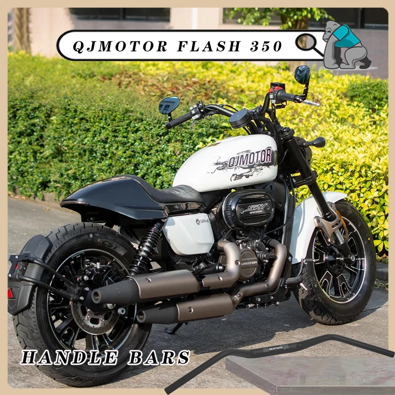 

Retro Modified Steel Pipe Handle Bars Faucet Direction Control for Enhanced Motorcycle Riding Experience for QJMOTOR Flash 350