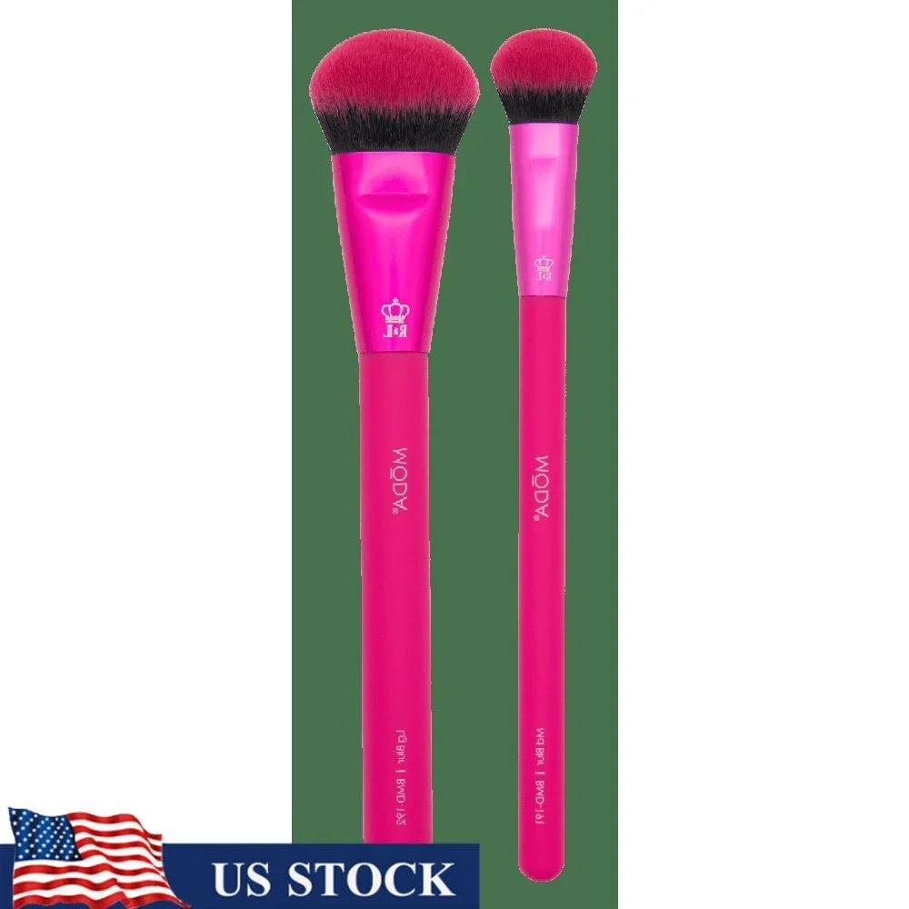 

Vegan Makeup Brush Set Blending Buffing and Blurring Professional Quality Synthetic Brushes with Waterproof Handles Flawless