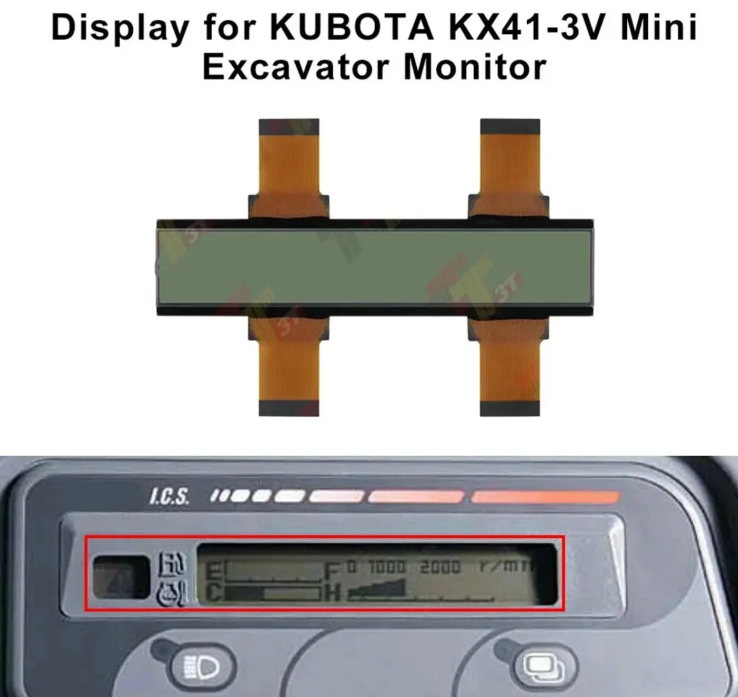 Display für KUBOTA KX36-3 KX41-3S KX41-3V Minibagger-Monitor – Detail 2